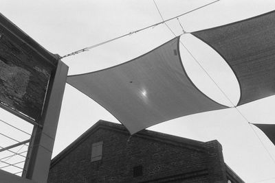 Low angle view of building against sky