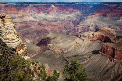 High angle view of grand canyon
