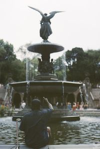 Sculpture of fountain