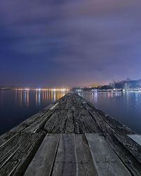 Pier in sea