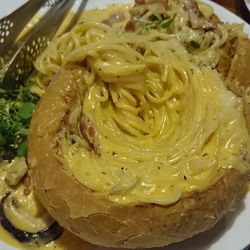 Close-up of served food