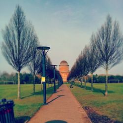 Walkway leading to building