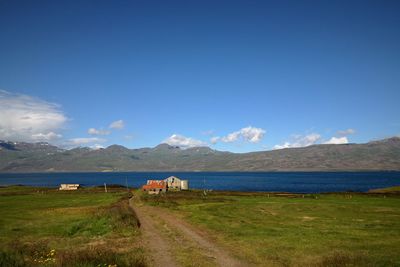 Scenic view of cloudy sky over sea