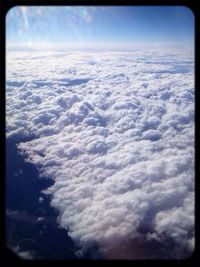 Scenic view of cloudy sky