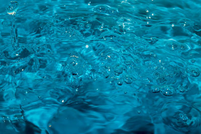 Full frame shot of water in swimming pool