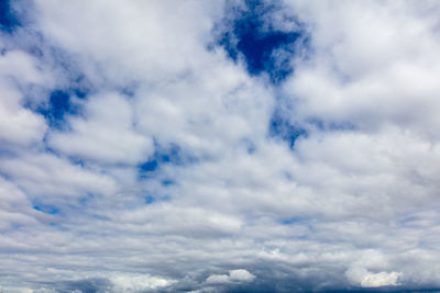 Low angle view of clouds in sky