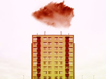 Low angle view of building against sky