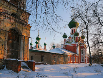 Low angle view of church