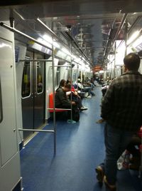 People in train