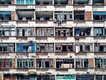 Full frame shot of residential building
