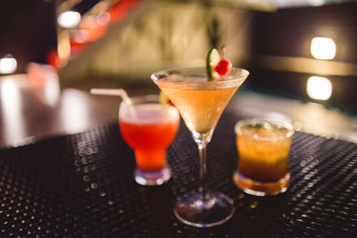 Close-up of drink on table