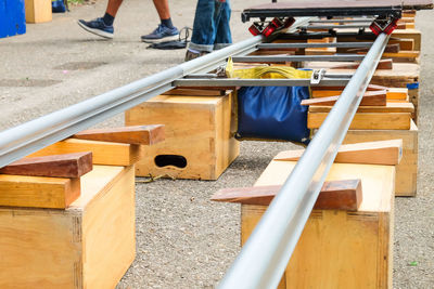 Men working at construction site