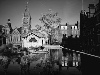 Church in front of church