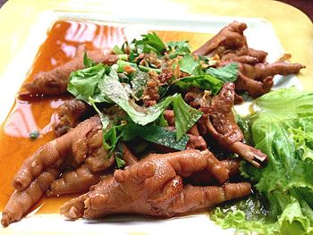 Close-up of food on plate