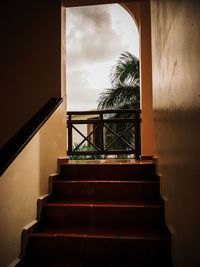 Low angle view of staircase of building