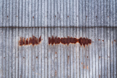 Full frame shot of rusty metal