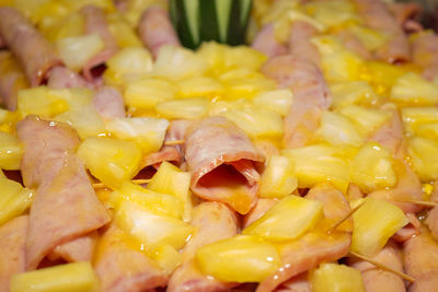 Full frame shot of food