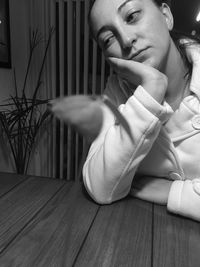 Portrait of cute girl