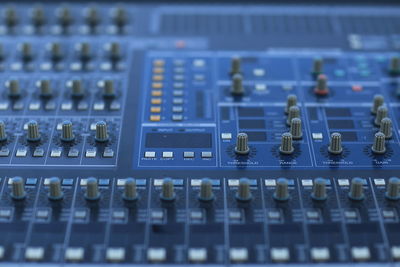 Full frame shot of sound mixer