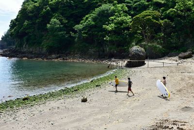 People on beach