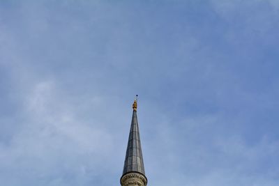 Low angle view of traditional building against sky