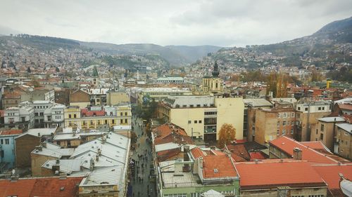 Cityscape against sky