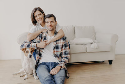 Portrait of a happy couple