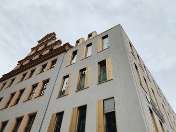 Low angle view of building against sky