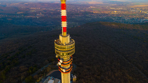 High angle view of buildings