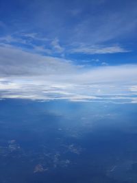 Low angle view of clouds in sky