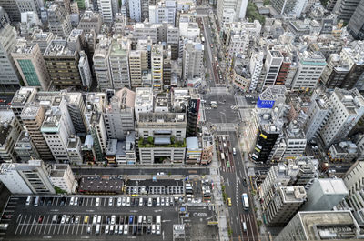 Aerial view of cityscape