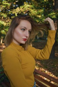 Portrait of a young woman