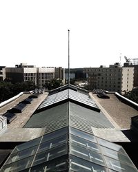 Low angle view of buildings against sky