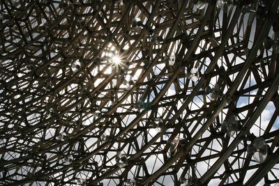 Low angle view of sun