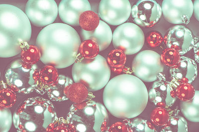 Close-up of christmas decorations