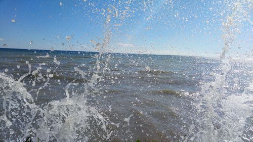 Full frame shot of water against sky