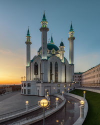 View of buildings against sky in city