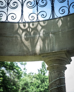 Low angle view of built structure against sky