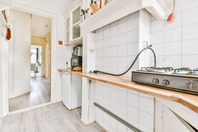 Interior of bathroom