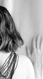 Close-up portrait of a woman