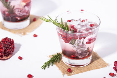 Close-up of drink on table