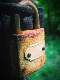 Close-up of rusty metal