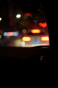 Illuminated light at night