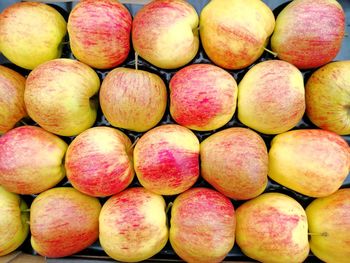 Full frame shot of fruits for sale in market