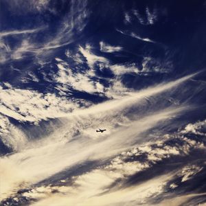 Low angle view of dramatic sky