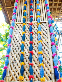 Close-up of multi colored ropes