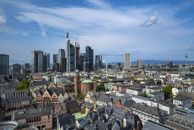 City view of frankfurt am main