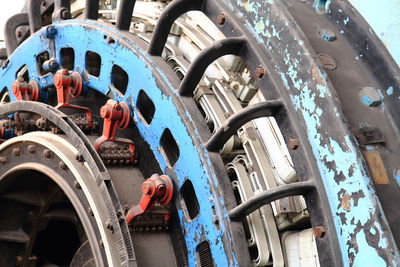 Full frame shot of machinery