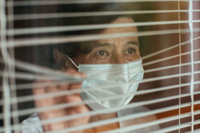 Close-up portrait of a woman
