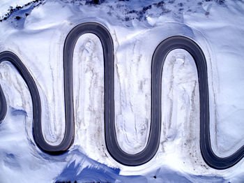 Full frame shot of snow covered car